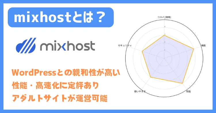 mixhost(ミックスホスト)とは？機能や特徴を紹介