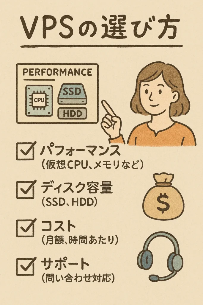 国内VPS選びの重要ポイント