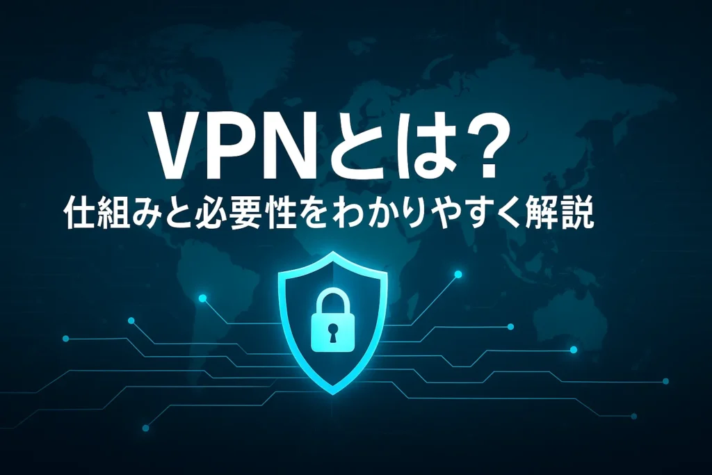 VPNとは?仕組みと必要性をわかりやすく解説
